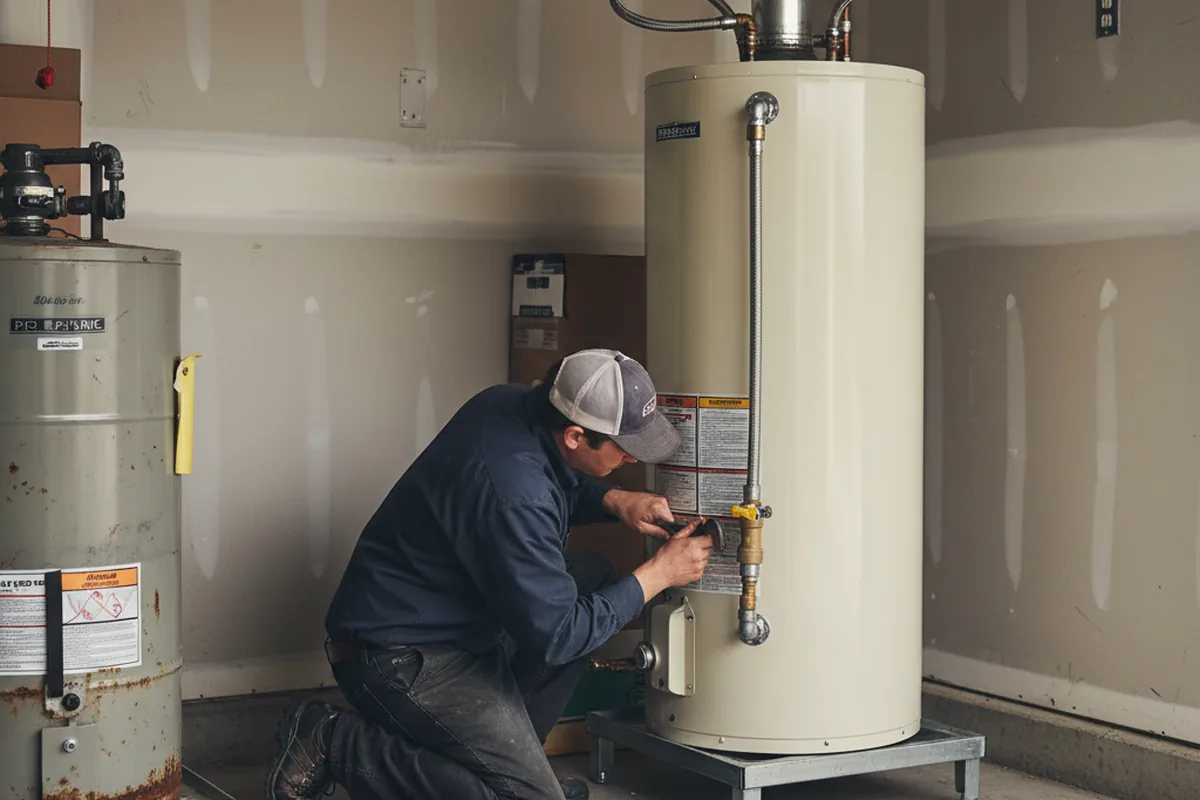 Water heater and shutoff valve replacement in Fremont